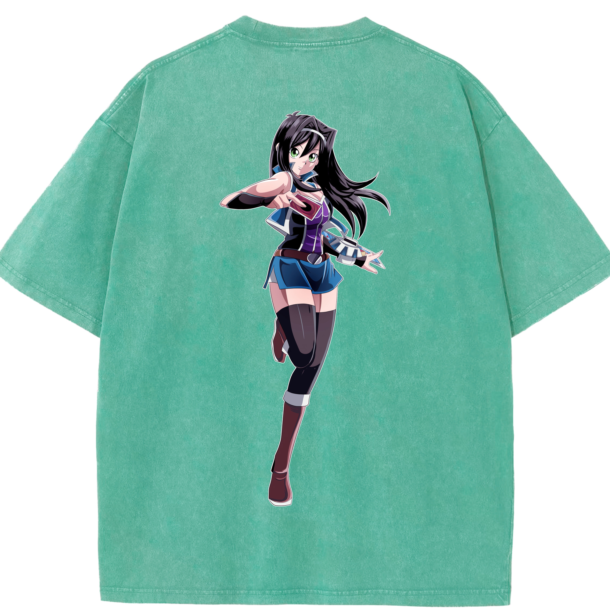 （画像用） 遊☆戯☆王 Yu-Gi-Oh! 綿100% ヴィンテージ風 半袖Tシャツ（背面プリント）
